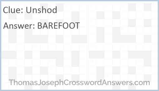 Unshod Answer