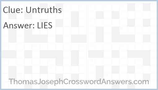 Untruths Answer