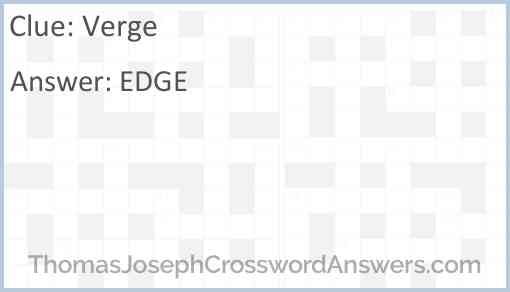 Verge Answer