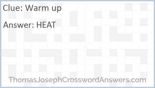 Warm up Answer