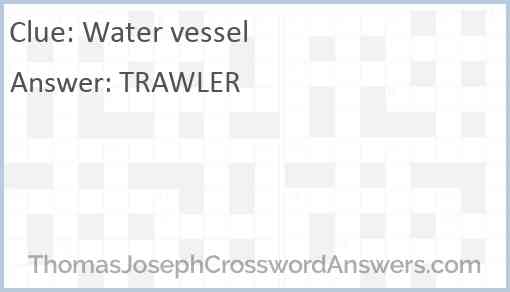 Water vessel Answer