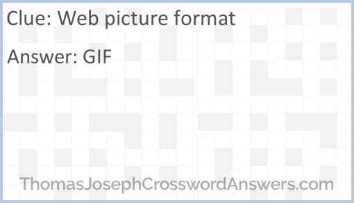 Web picture format Answer