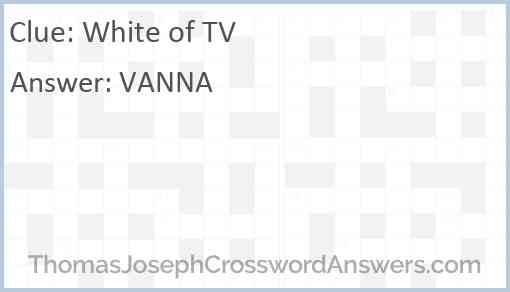 White of TV Answer