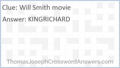 Will Smith movie Answer