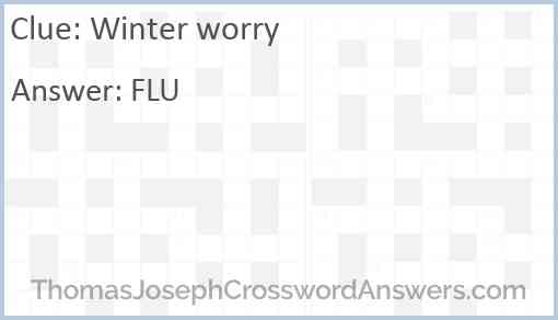 Winter worry Answer
