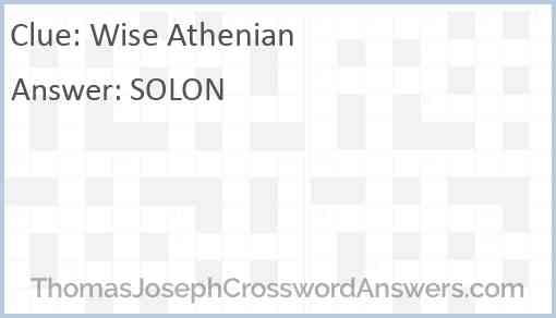 Wise Athenian Answer