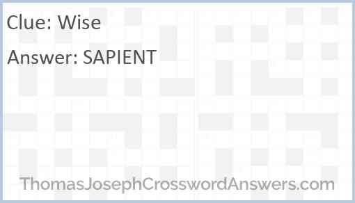 Wise Answer