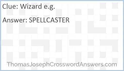 Wizard e.g. Answer