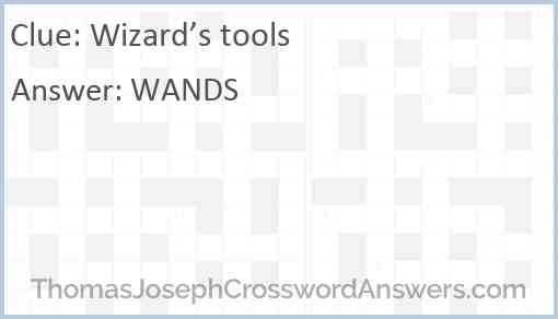Wizard’s tools Answer