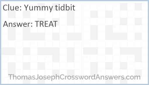 Yummy tidbit Answer