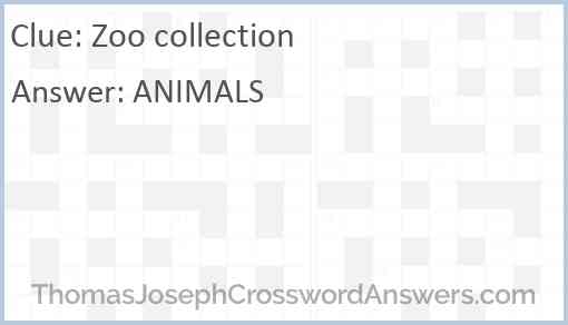 Zoo collection Answer