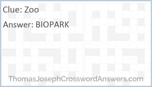 Zoo Answer